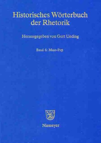 Historisches Wörterbuch der Rhetorik. Must - P.