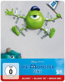 Die Monster Uni (Steelbook) (Bonus-Disc + Blu-ray 2D) [Blu-ray 3D]