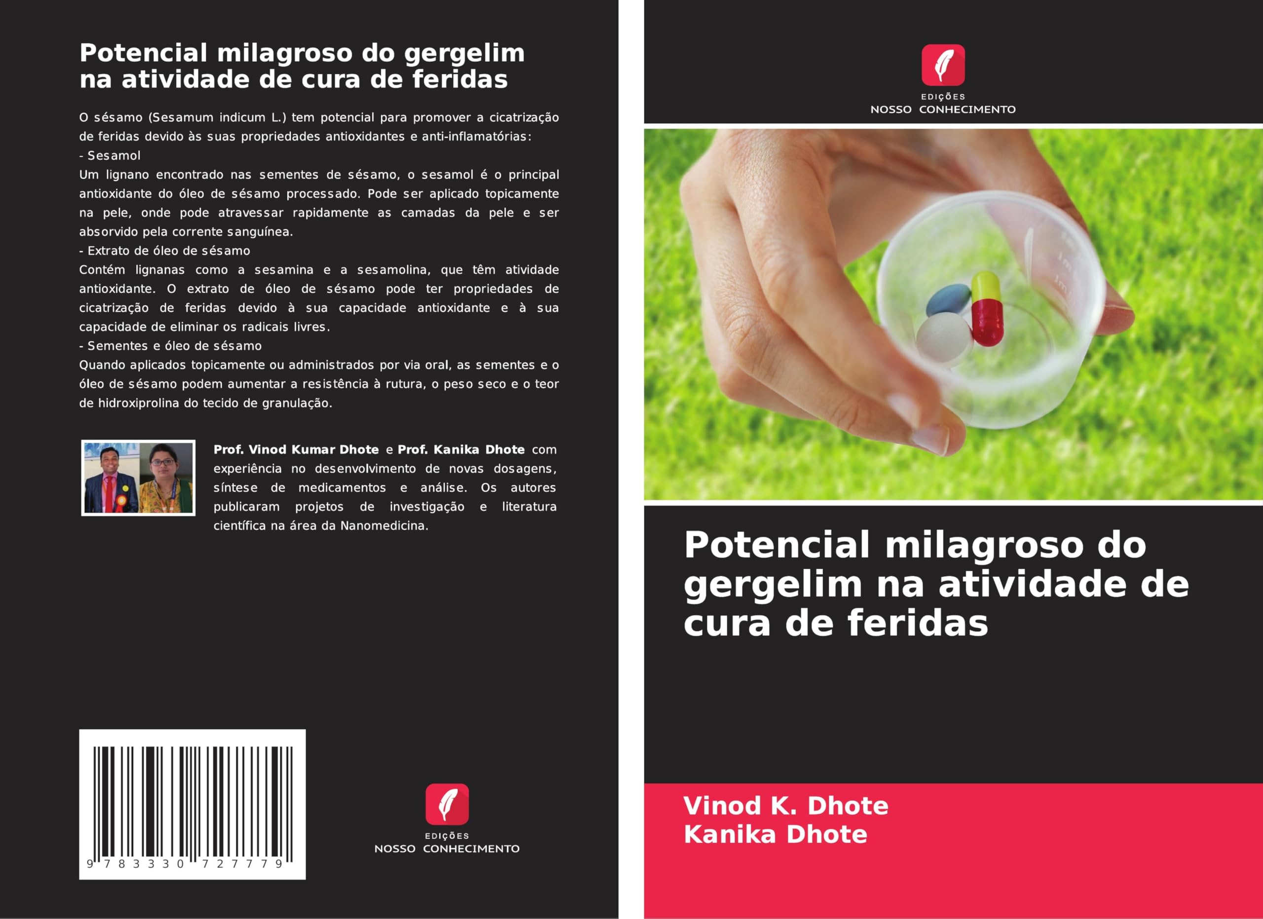 Potencial milagroso do gergelim na atividade de cura de feridas