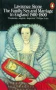 The Family, Sex and Marriage in England 1500-1800 (Penguin History)