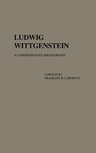 Ludwig Wittgenstein: A Comprehensive Bibliography