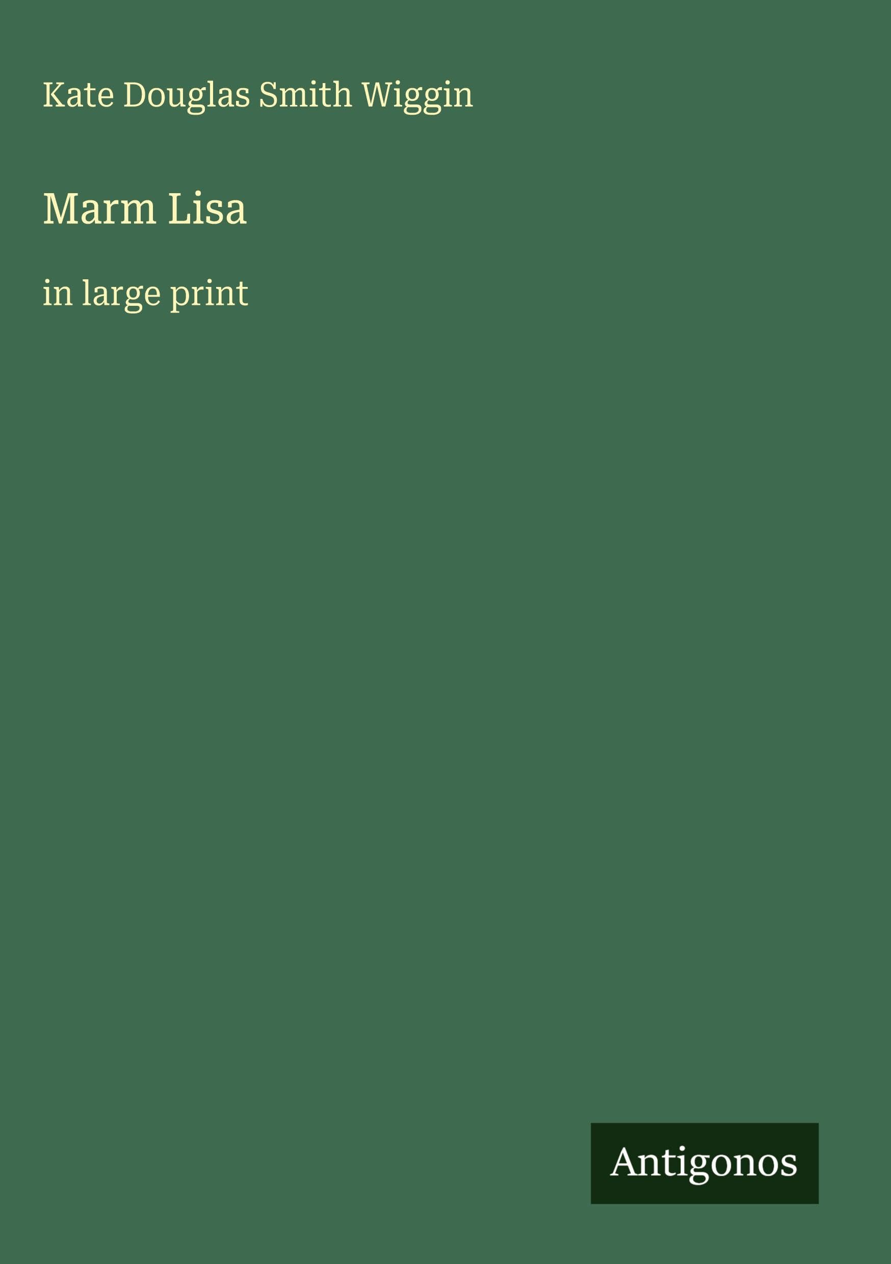 Marm Lisa: in large print