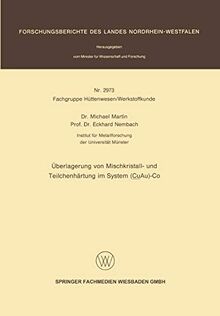 Überlagerung von Mischkristall- und Teilchenhärtung im System (CuAu)-Co (Forschungsberichte des Landes Nordrhein-Westfalen)