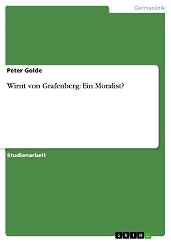 Wirnt von Grafenberg: Ein Moralist?