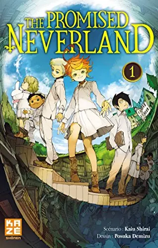 Couverture de The Promised Neverland tome 1 de Kaiu Shirai et Posuka Demizu