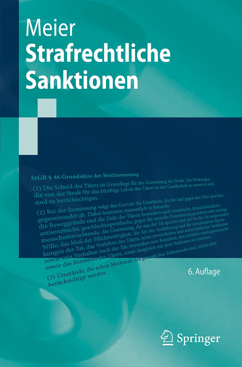 Strafrechtliche Sanktionen (Springer-Lehrbuch)