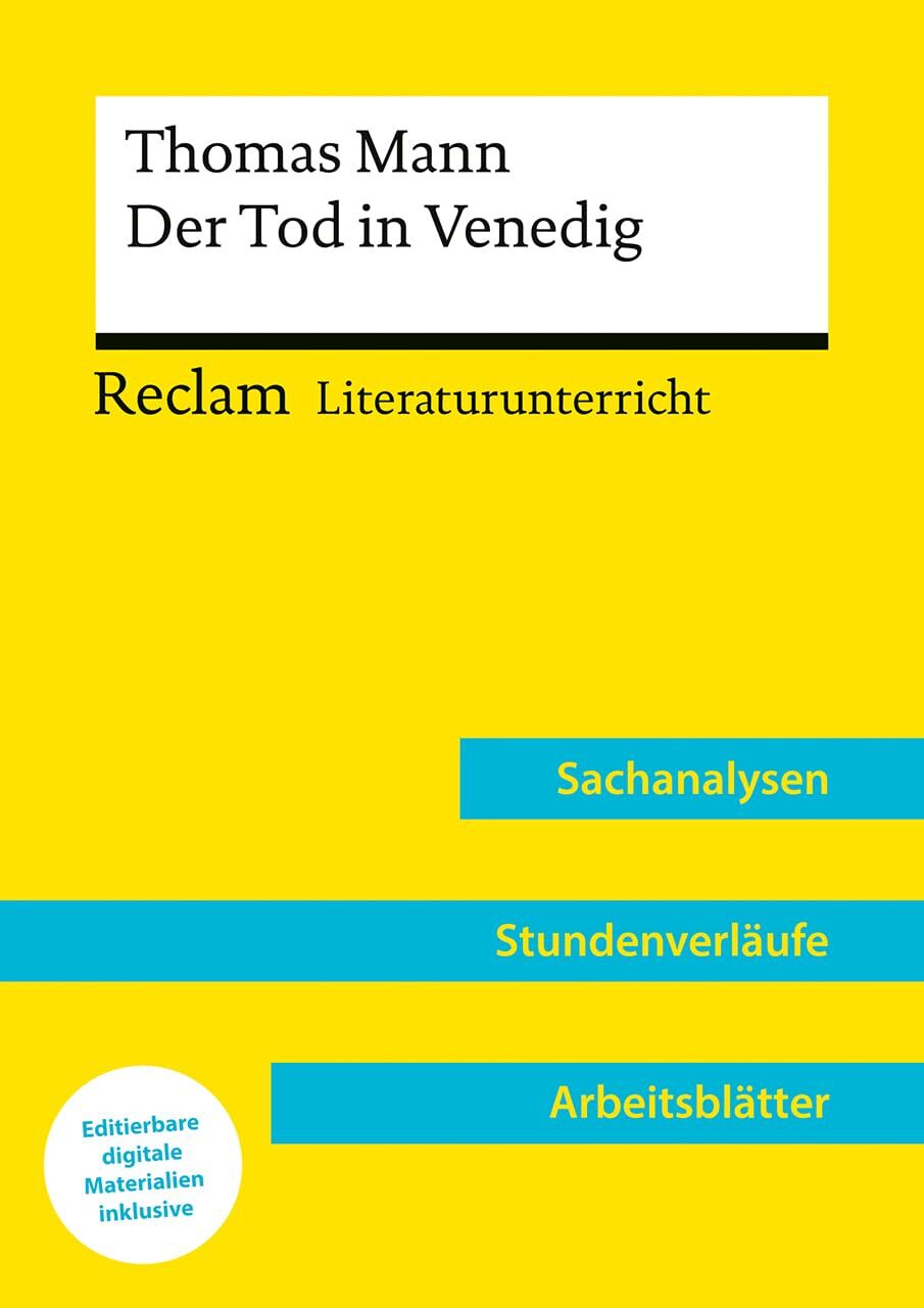 Mann, Thomas: Thomas Mann: Der Tod in Venedig (Lehrerband)