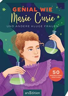 Genial wie Marie Curie und andere kluge Frauen: 50 Inspirationskärtchen | 50 motivierende Zitate berühmter Frauen in schöner Kartenbox