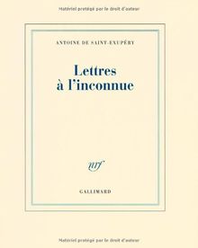 Lettres à l'inconnue