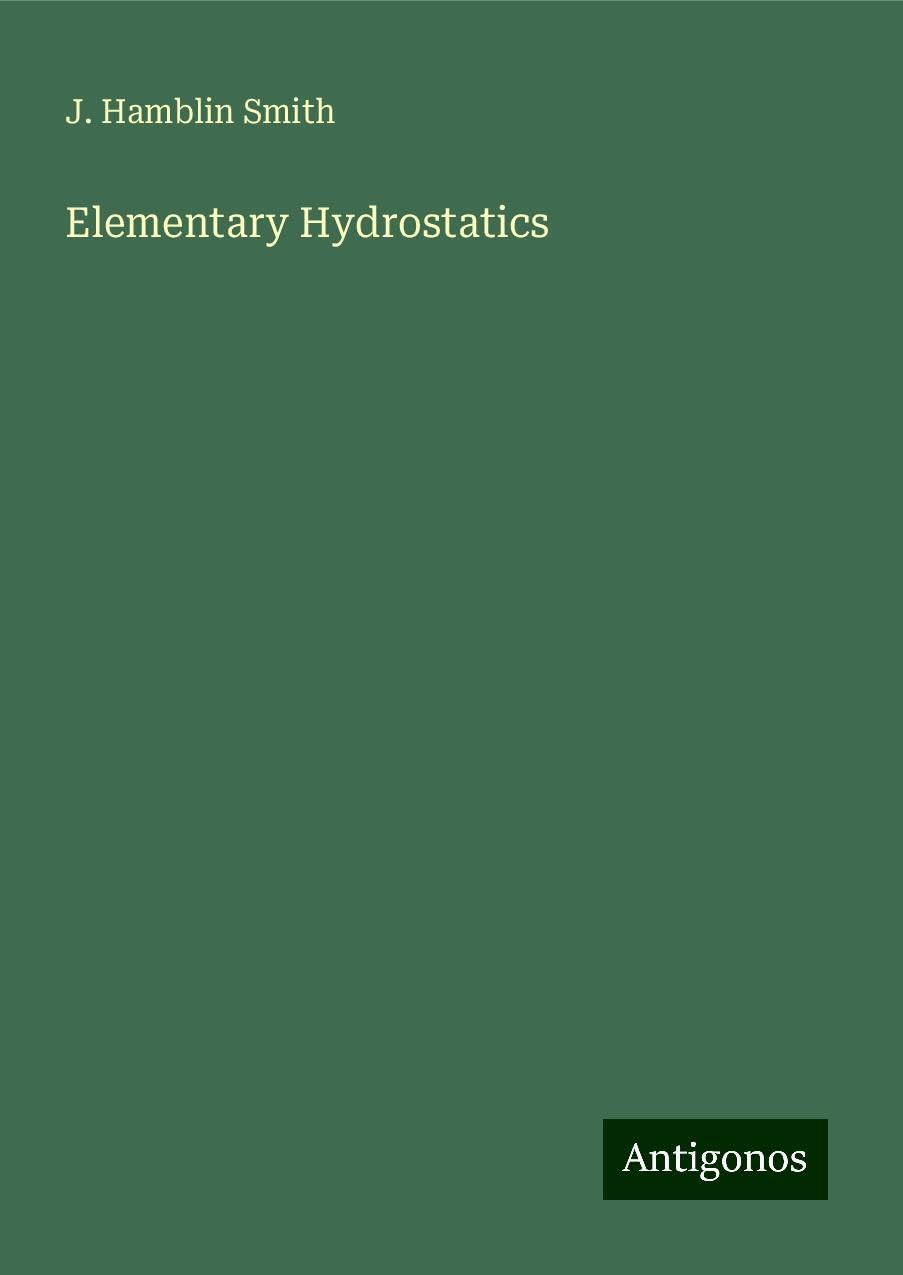 Elementary Hydrostatics