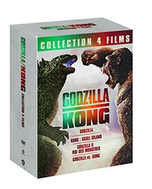 Godzilla + godzilla, roi des monstres + kong : skull island + godzilla vs kong [FR Import]