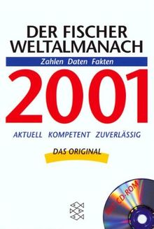 Der Fischer Weltalmanach 2001 mit CDROM. Zahlen, Daten, Fakten.