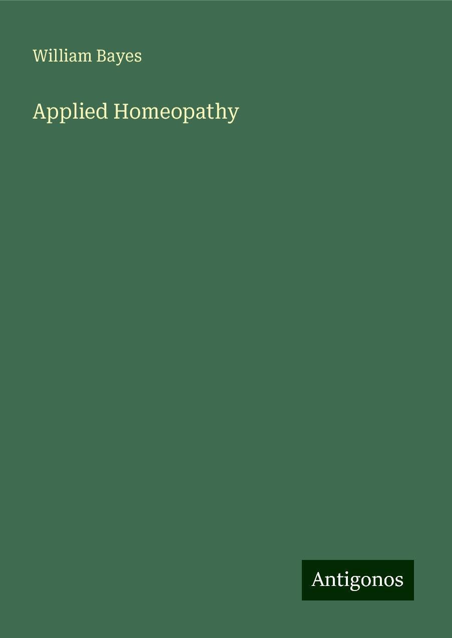 Applied Homeopathy