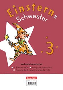 Einsterns Schwester - Sprache und Lesen - Neubearbeitung 2022 - 3. Schuljahr: Themenhefte 1-4, Training Grundwortschatz und Diagnoseheft - Verbrauchsmaterial - Im Paket