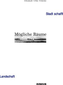 Mögliche Räume: Stadt schafft Landschaft