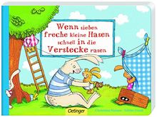 Wenn sieben freche kleine Hasen schnell in die Verstecke rasen