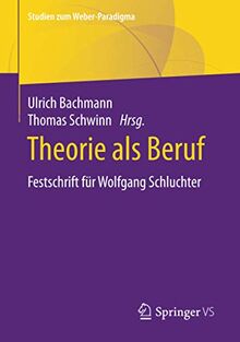 Theorie als Beruf: Festschrift für Wolfgang Schluchter (Studien zum Weber-Paradigma)
