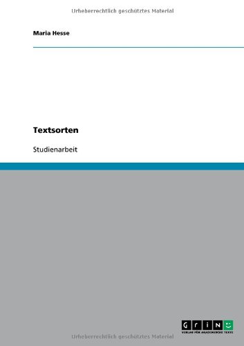 Textsorten