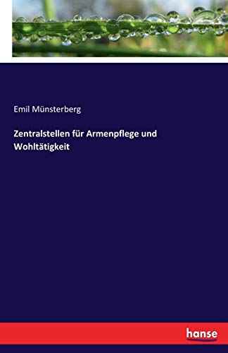 Zentralstellen für Armenpflege und Wohltätigkeit