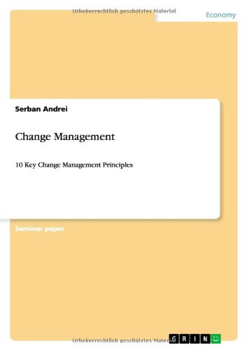 Change Management: 10 Key Change Management Principles