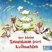 Der kleine Tannenbaum feiert Weihnachten: Ein süßes Pappbilderbuch zum Mitmachen ab 2 Jahren