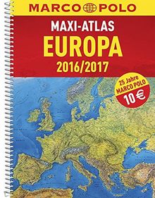 MARCO POLO Maxi-Atlas Europa 2016/2017 (MARCO POLO Reiseatlanten)