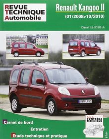 Revue technique automobile, n° B765. Renault Kangoo II 1.5 DCI