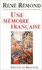 Une mémoire française (Ddb Histoire)