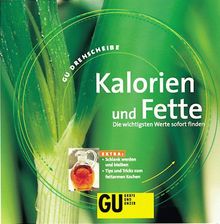 GU Drehscheiben, Kalorien und Fette