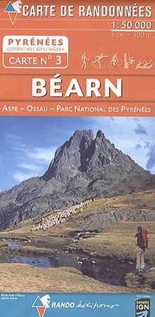 Carte de randonnées Pyrénées - Béarn
