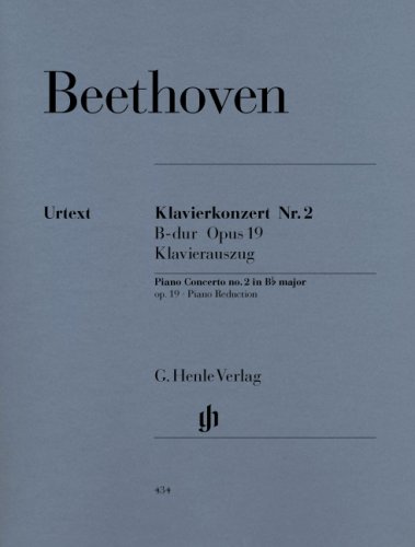 Klavierkonzert Nr2 B-Dur op19 Klavierauszug - Ludwig van - Klavierkonzert Nr 2 B-dur op 19 Beethoven Kartoniert (TB)