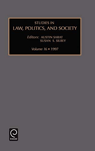 Stud Law Pol V16 (Studies in Law, Politics & Society, Band 16)