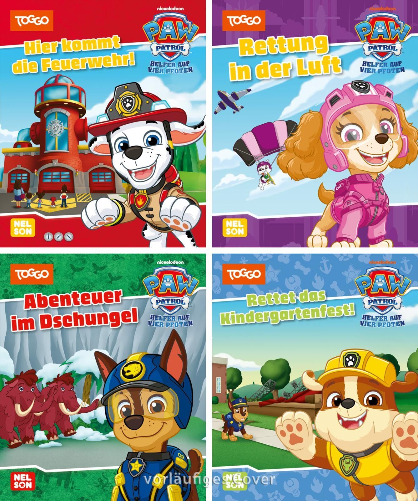 Nelson Mini-Bücher: 4er PAW Patrol 33-36
