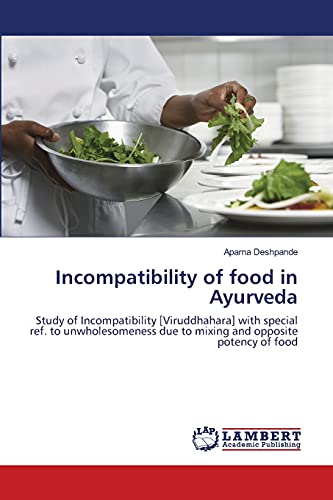 Incompatibility of food in Ayurveda: Study of Incompatibility [Viruddhahara] with special ref. to unwholesomeness due to mixing and opposite potency of food
