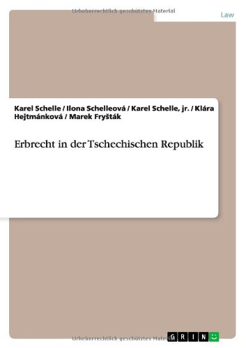 Erbrecht in der Tschechischen Republik