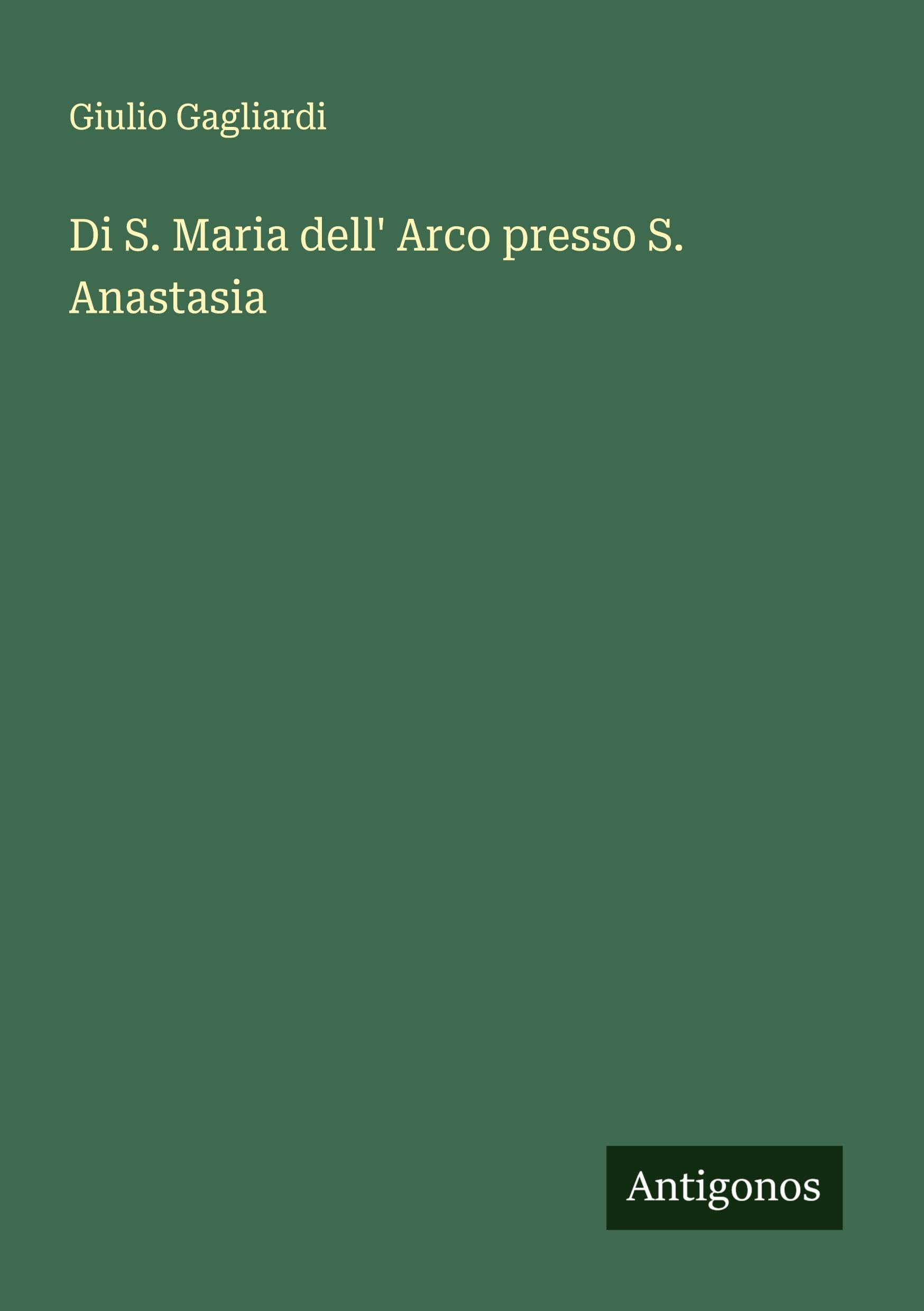 Di S. Maria dell' Arco presso S. Anastasia
