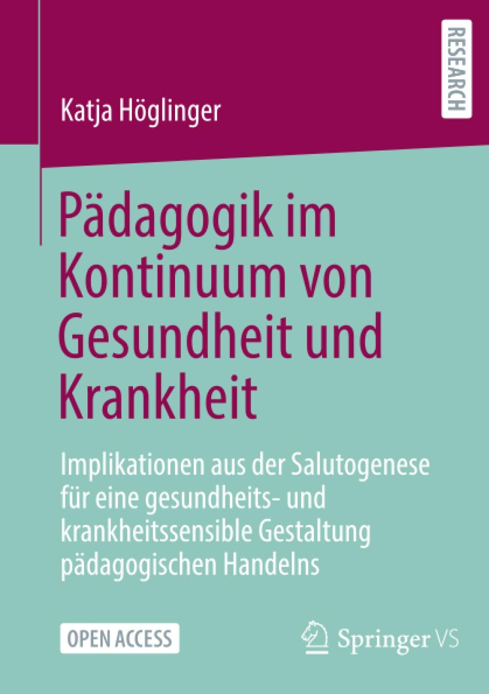 Pädagogik im Kontinuum von Gesundheit und Krankheit
