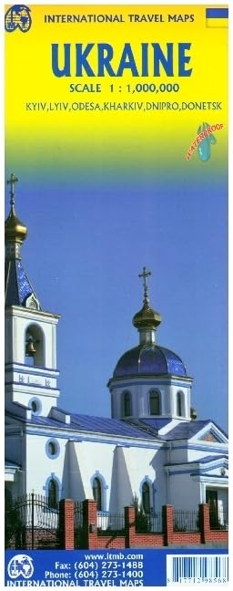 Ukraine: ITM Intern.Travel Maps 1:1000000