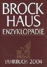 Brockhaus Enzyklopädie Jahrbuch 2004 (Halbleder-Einband)