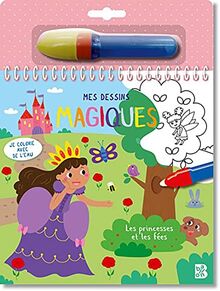 Les princesses et les fées : je colorie avec de l'eau
