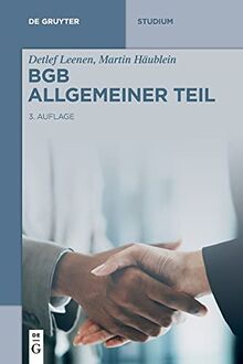 BGB Allgemeiner Teil (De Gruyter Studium)