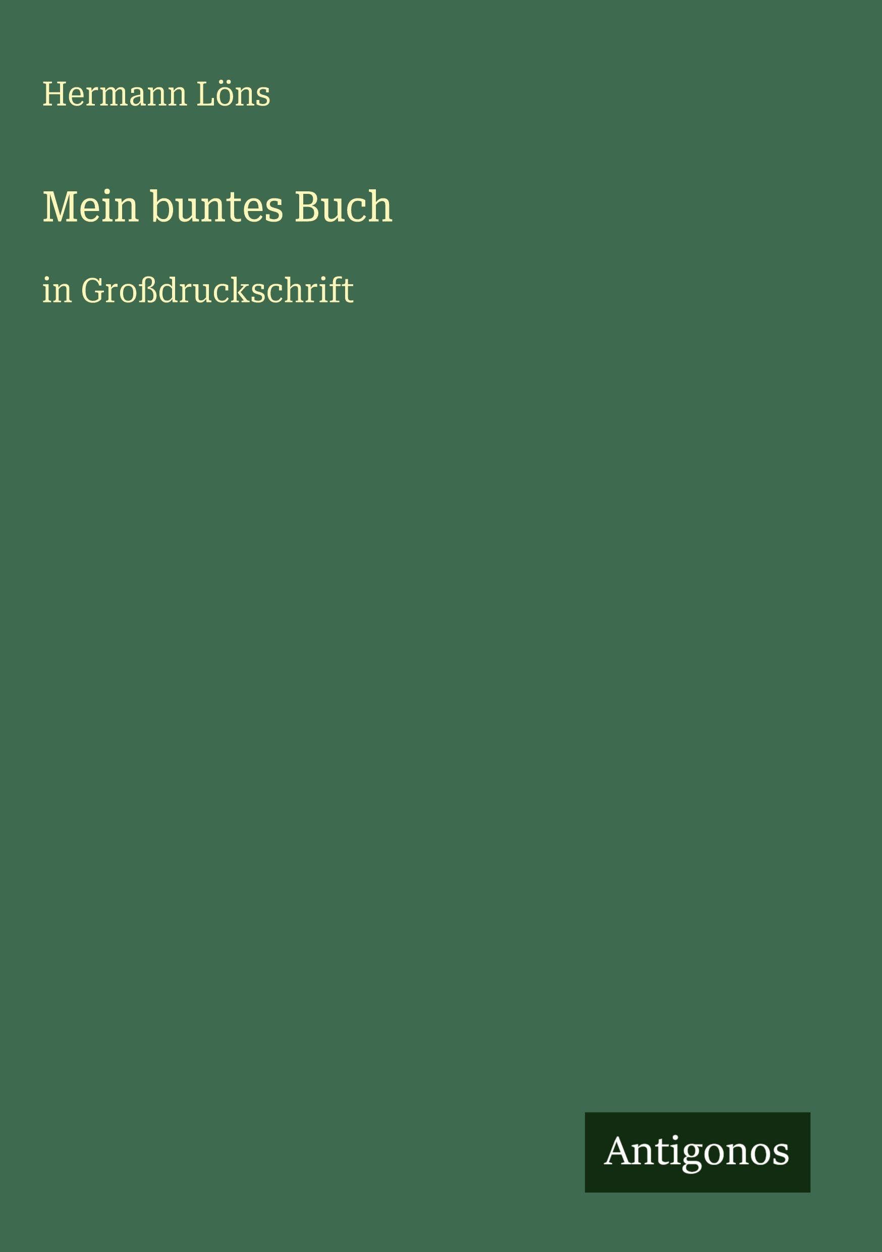 Mein buntes Buch: in Großdruckschrift