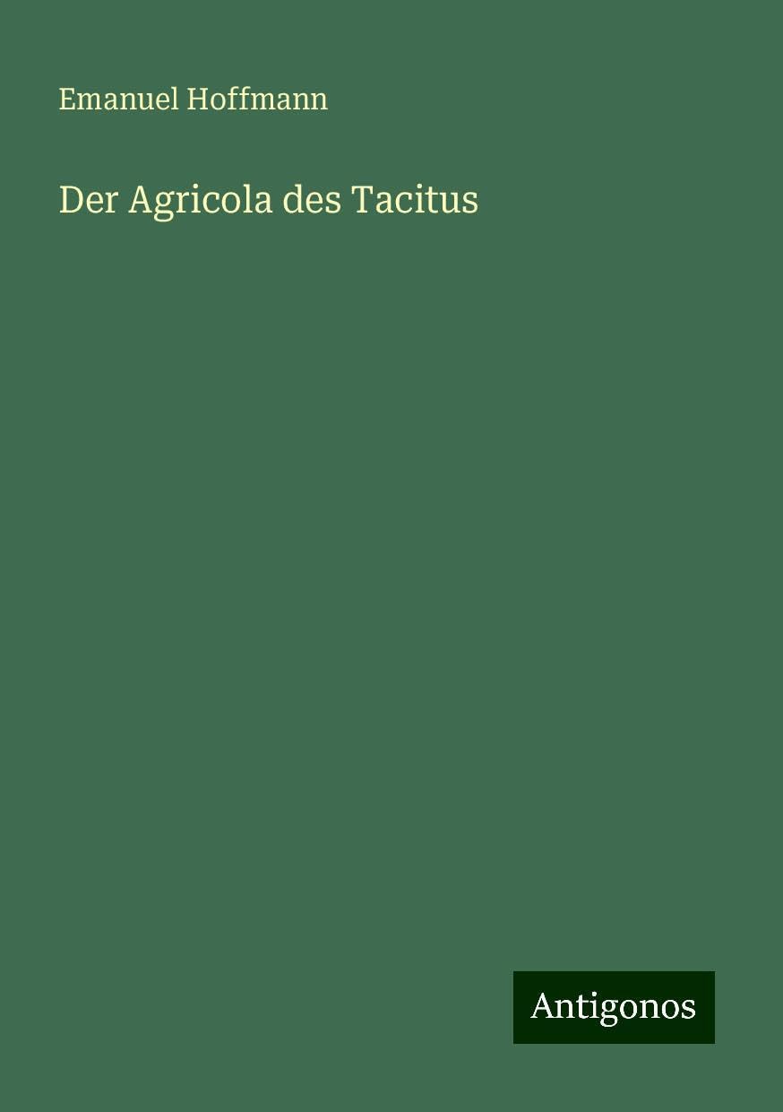 Der Agricola des Tacitus