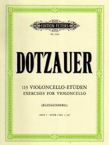 113 Violoncello-Etüden - Heft 1: Nr. 1 -34