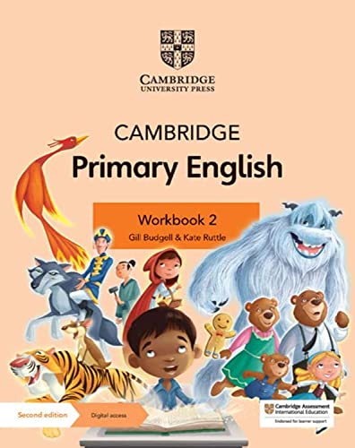 Gill Budgell Cambridge Primary English Workbook 2 With Digital Access (1 Year)