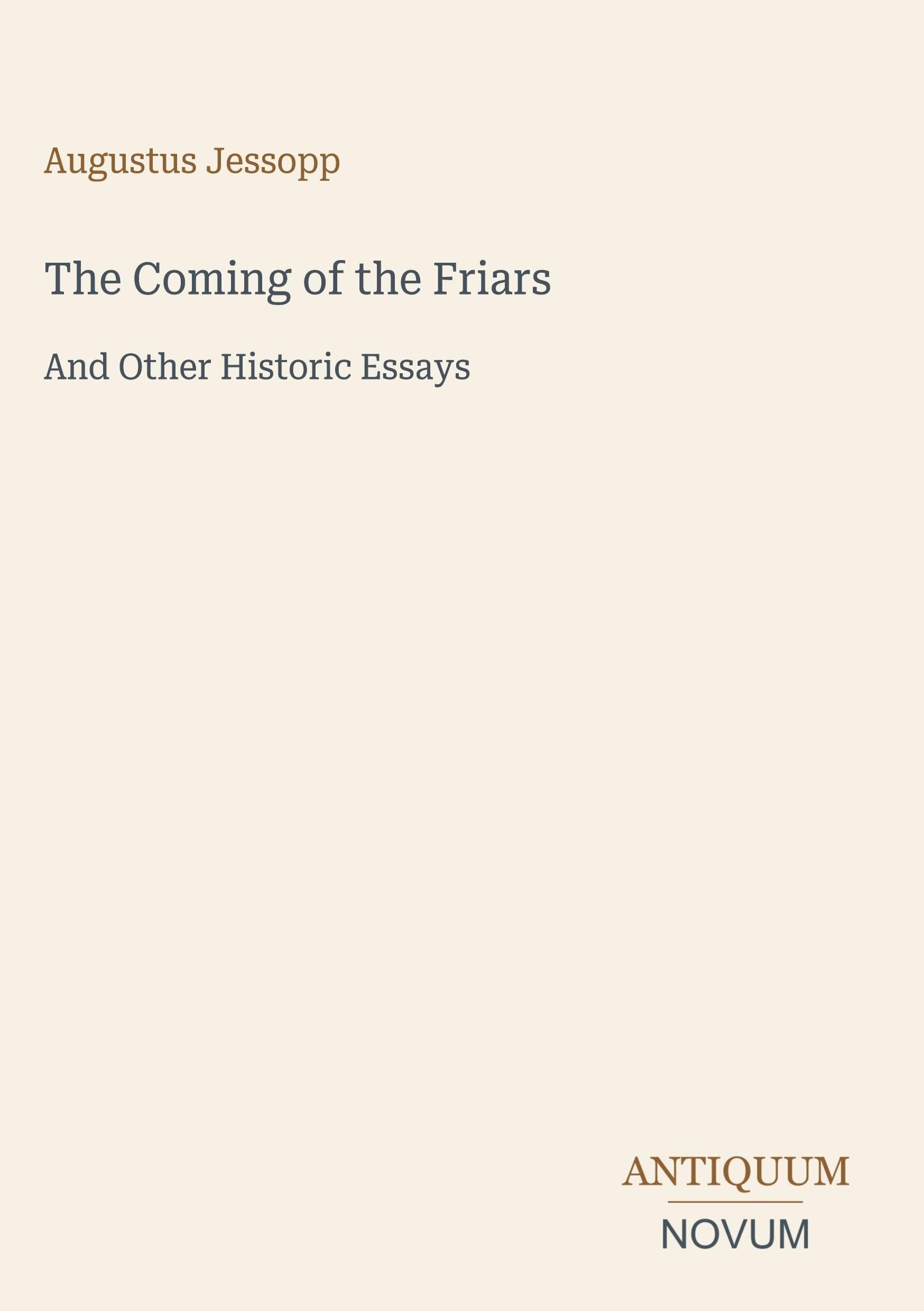 The Coming of the Friars