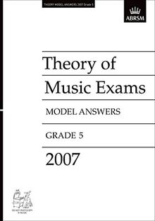 Theory Of Music Exam Model Answers - Gr 5 (2007)