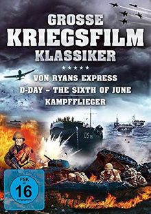 Große Kriegsfilm-Klassiker - Von Ryans Express / D-Day - The Sixth of June / Kampfflieger [3 DVDs]