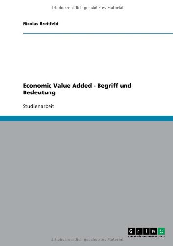 Economic Value Added - Begriff und Bedeutung