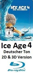 Ice Age 4 ltd. Steelbook Holo Cover Blu-ray (2D & 3D) | DVD | Zustand gut
